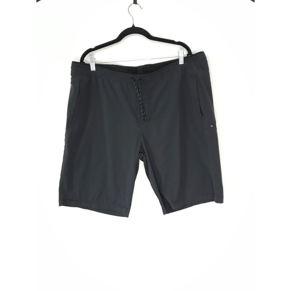 KUHL Men's Black Swim Shorts Size XXL Stretch Active Elastic Waist Drawstring
